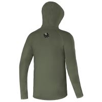 Giants Fishing Funkční Tričko S Dlouhým Rukávem UV50+ Hoodie Dark Green (1)