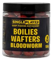 Singleplayer Vyvážené Boilies Wafters Bloodworm 150 g 16 mm