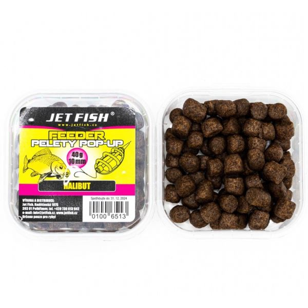 Jet Fish Měkčené Pop-Up Pelety Halibut 40 g