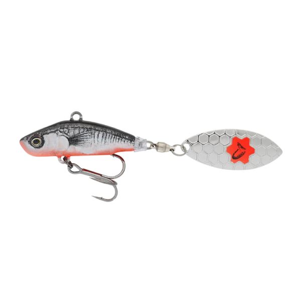 Savage Gear 3D Sticklebait Tailspin Sinking Black Red