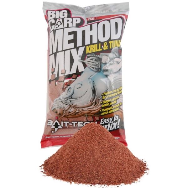 Bait-Tech Krmítková Směs Big Carp Method Mix Krill & Tuna 2 kg