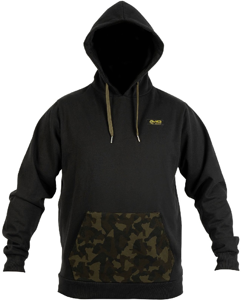 Levně Avid carp mikina minimal hoodie black - l