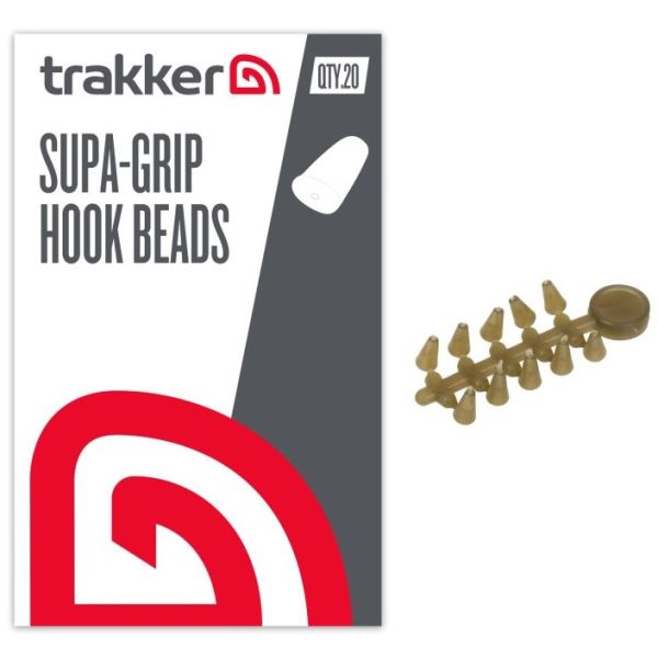 Trakker Zarážky Stoper Supa-Grip Hook Beads 20 ks