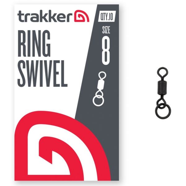 Trakker Obratlík Ring Swivel Velikost 8 10 ks