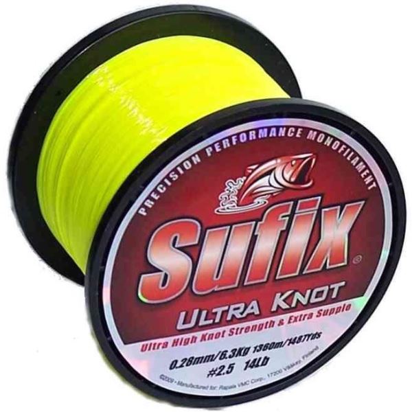 Sufix Vlasec Ultra Knot Žlutý