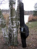 R-SPEKT Triple polstrované černé pouzdro na 3 pruty