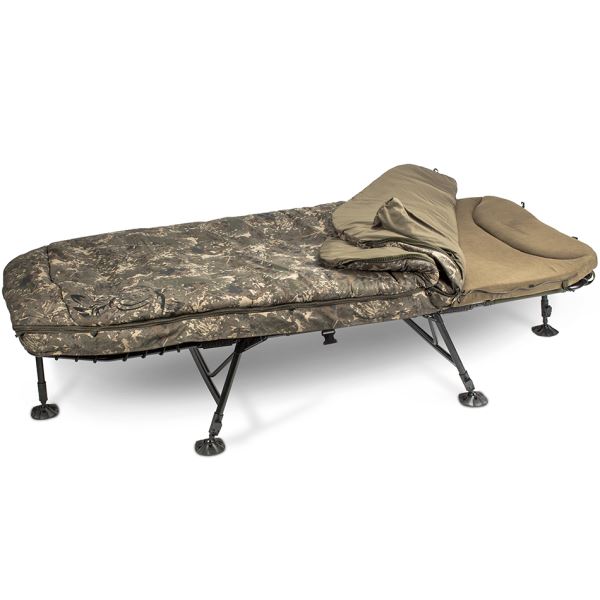 Nash Lehátko Se Spacákem MF60 Indulgence 5 Season Sleep System SS4 Wide