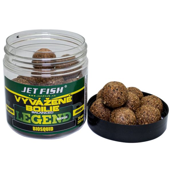 Jet Fish Vyvážené Boilie Legend Range Biosquid 250 ml - 20 mm