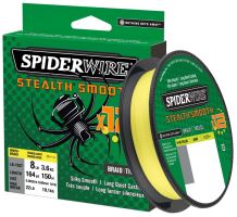 Spiderwire Splétaná Šňůra Stealth Smooth 12 HI-VIS Žlutá 150 m