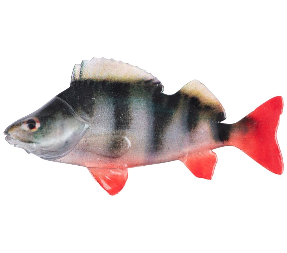 Fox rage gumová nástraha ultra natural perch fillet 4 ks - 8 cm