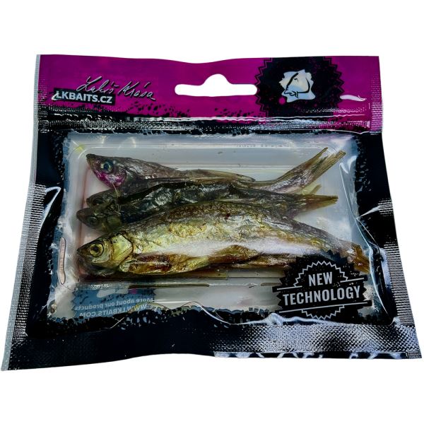 LK Baits Dipovaná Rybička Predátor XL 5 ks 6-10 cm