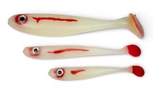 Yaccuza Gumová Nástraha Hand Made Killer Airbrush White Ghost - 12,5 cm 11 g 2 ks