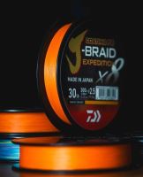 Daiwa Splétaná Šňůra J-Braid Expedition X8E Smash Orange 150 m (2)