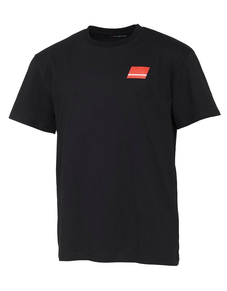 Abu garcia tričko flag logo t-shirt black - xl