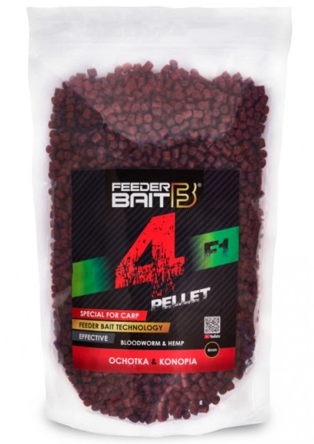 Levně Feederbait method pellet 4 mm 800 g - halibut
