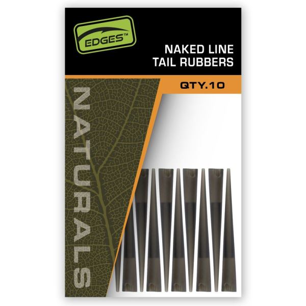 Fox Převleky Na Závěsky Edges Naturals Naked Line Tail Rubbers 10 ks