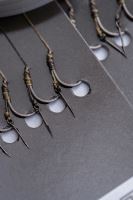 Korum Návazec Power Braid Spiked Method Hair Rigs 15 lb Barbed  10 cm 8 ks (8)