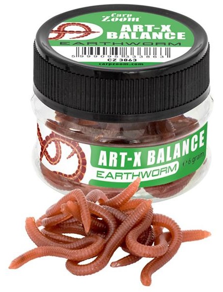 Carp zoom umělá nástraha art-x balance žížala 6 g