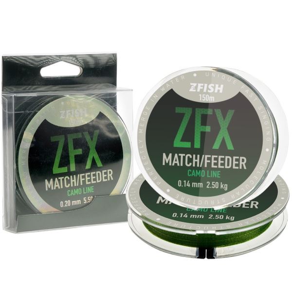 Zfish Vlasec ZFX Match Feeder Camoline 150 m