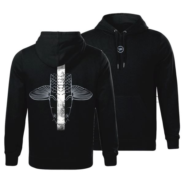 Giants Fishing Mikina Pánská Šupináč Hlava Černá