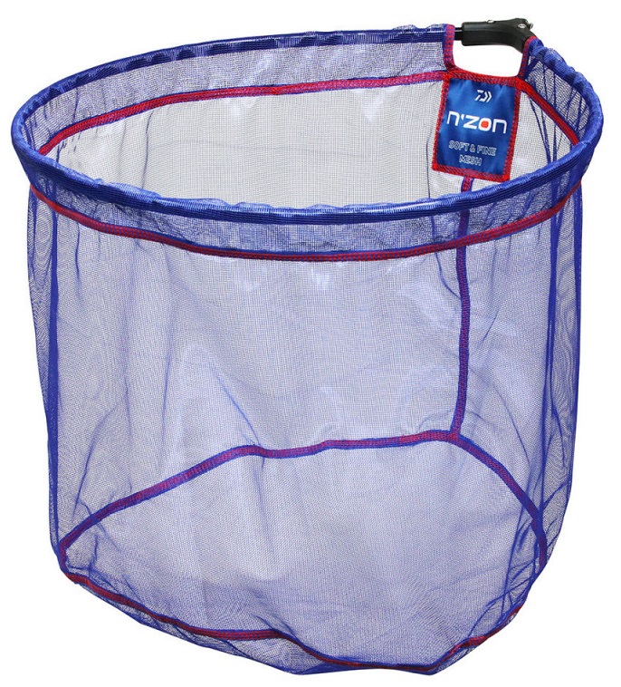 Daiwa podberákova hlava n´zon soft & fine mesh landing net - 40x30 cm