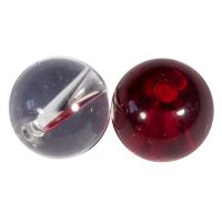 Fox Rage Skleněné Korálky Strike Point Clear And Red Glass Beads 6 mm 10 ks (1)