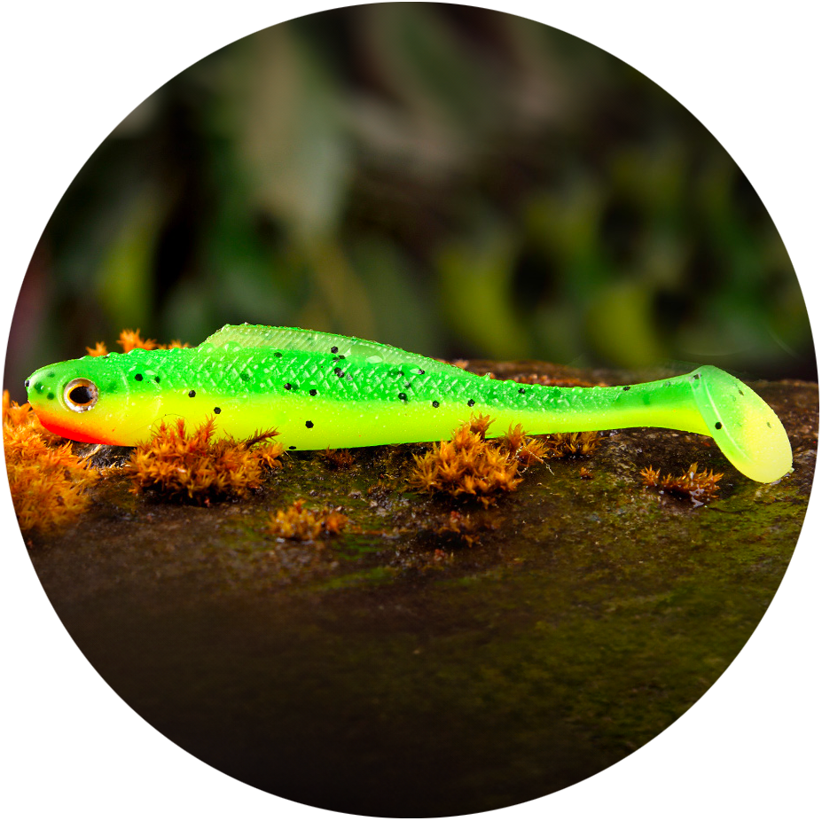 Redbass gumová nástraha ripper kicker fluo green rh uv - xxl 200 mm 50 g