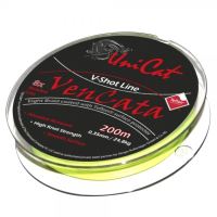 Uni Cat Splétaná šňůra Vencata V-Shot Line Žlutá 200 m