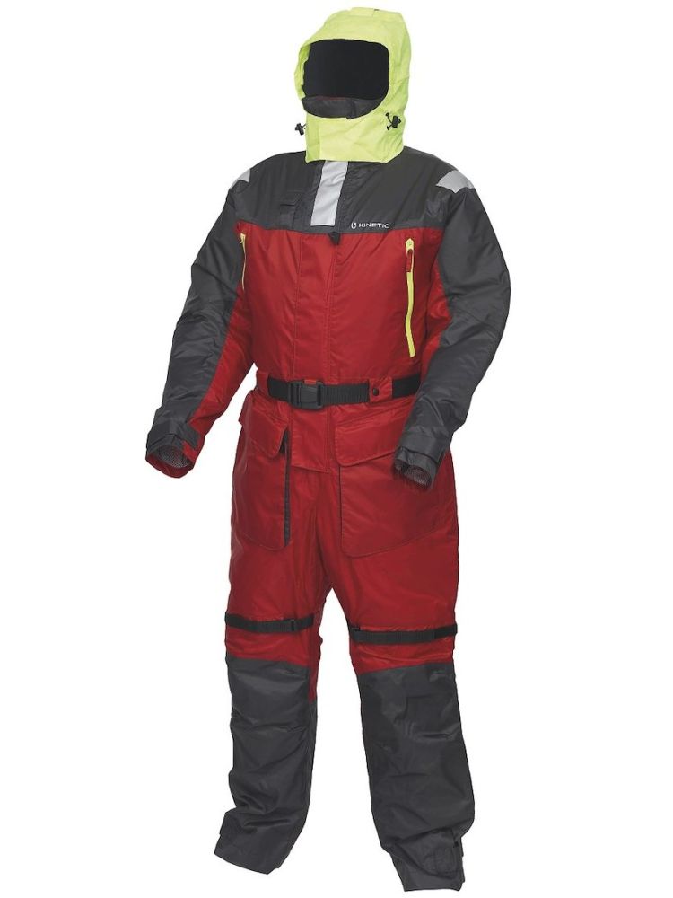 Kinetic plovoucí oblek guardian flotation suit red stormy - m
