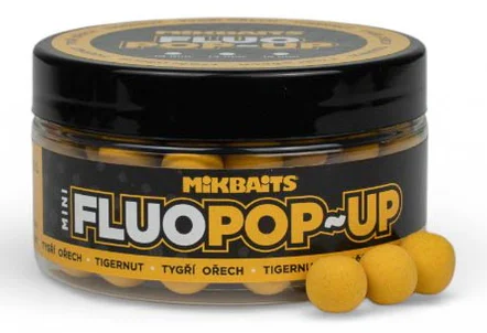 Levně Mikbaits mini plovoucí boilie fluo 100 ml 10 mm - tygří ořech