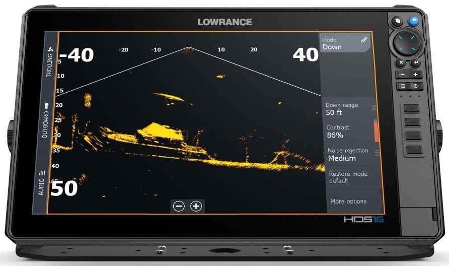 Lowrance echolot hds pro 16 se sondou activeimaging hd