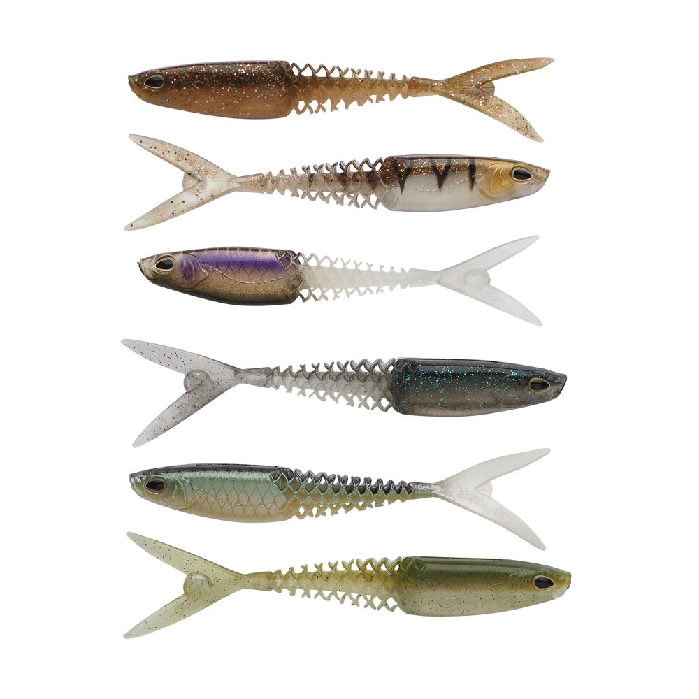 Berkley sada gumových nástrah powerbait cullminnow clear water mix - 10 cm 4,5 g 6 ks
