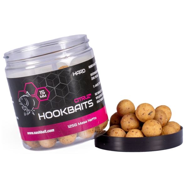 Nash Tvrzené Boilie Hard Hookbaits Citruz