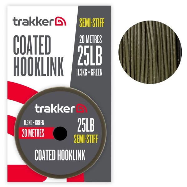 Trakker Návazcová Šňůra Semi Stiff Coated Hooklink 20 m