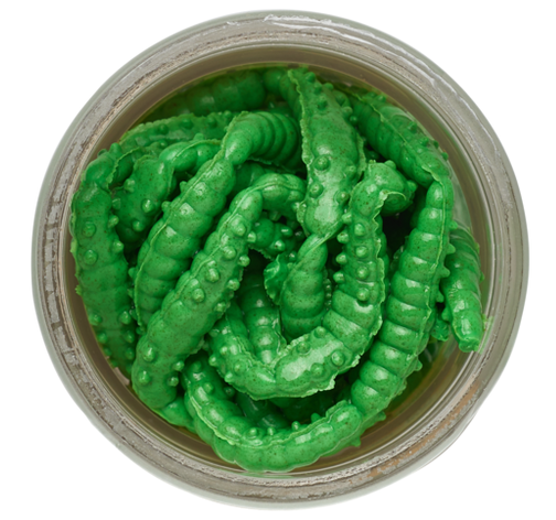 Levně Berkley gumová nástraha powerbait power honey worm česnek 2,5 cm 25 ks spring green