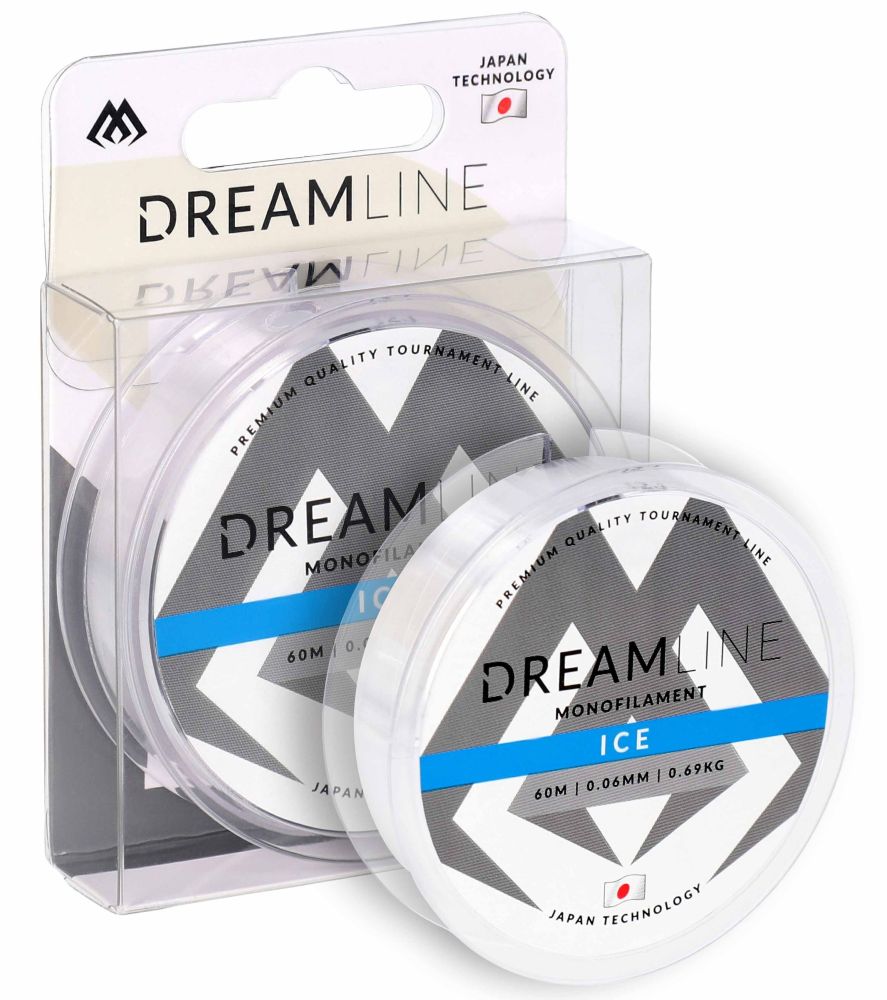 Levně Mikado vlasec dreamline ice průhledný 60 m - 0,18 mm 4,79 kg