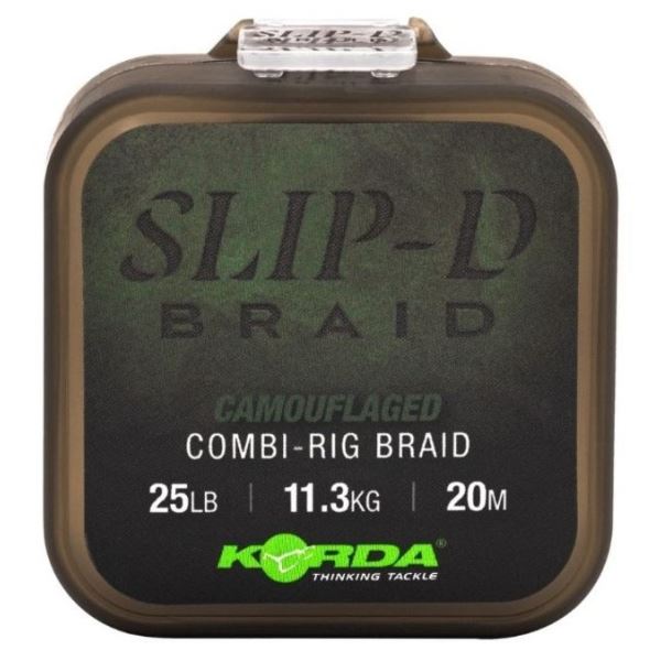 Korda Návazcová Šňůra Slip-D Braid 25 lb 20 m