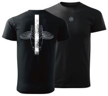 Giants Fishing Tričko Pánské Šupináč Hlava Černé - XXXL