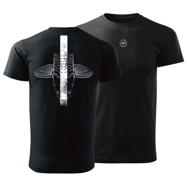 Giants Fishing Tričko Pánské Šupináč Hlava Černé