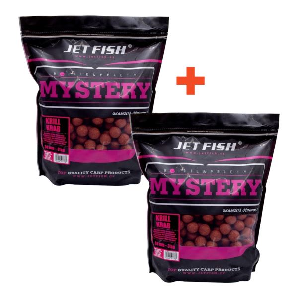 Jet Fish Boilie Mystery Krill Krab 3 kg 1+1 Zdarma
