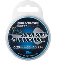 Savage Gear Fluorocarbon Super Soft EGI Pink 25 m