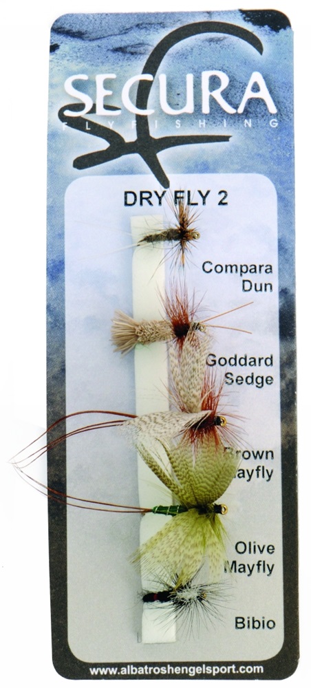 Levně Secura flyfishing mušky dry flies 2 5 ks