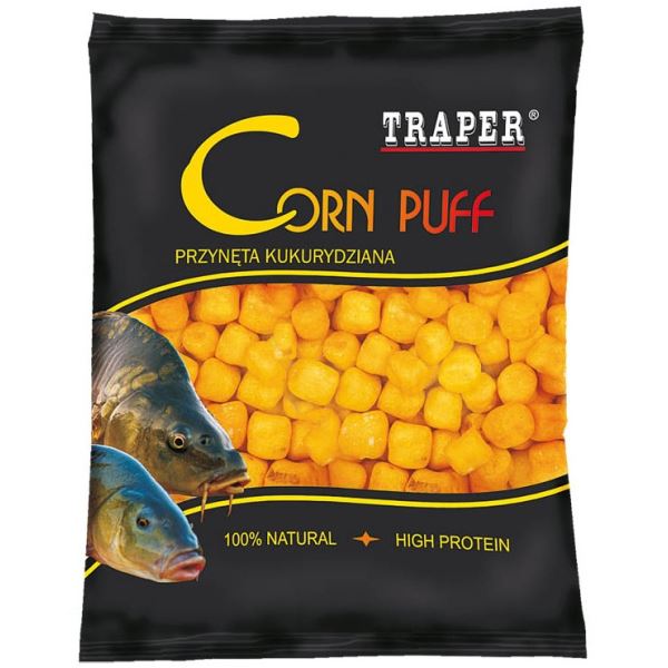 Traper Pufovaná Kukuřice Corn Puff Česnek 20 g 8 mm