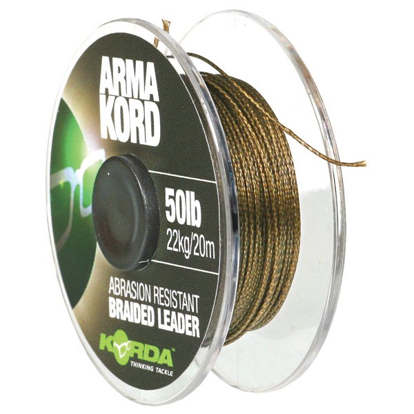 Levně Korda návazcová šňůra arma kord 20 m - 50 lb 22 kg