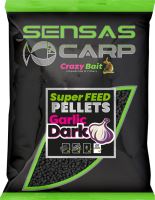 Sensas Pelety Super Feed Garlic Dark 650 g