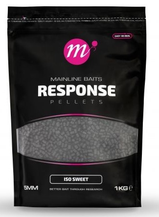 Levně Mainline pelety response pellet iso sweet 5 mm - 1 kg