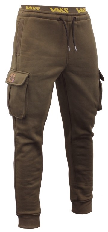 Vass tepláky culture fishing cargo jogger khaki green - l