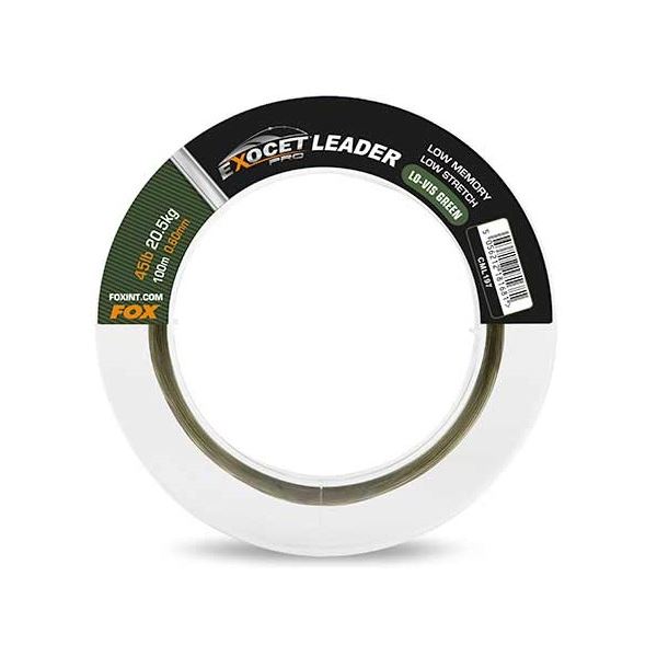 Fox Vlasec Exocet Pro Low Vis Green Leader