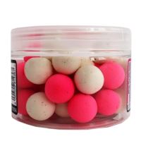Mainline Plovoucí Boilie Bright Pink and White Pop-ups The Link 14 mm 150 ml (1)
