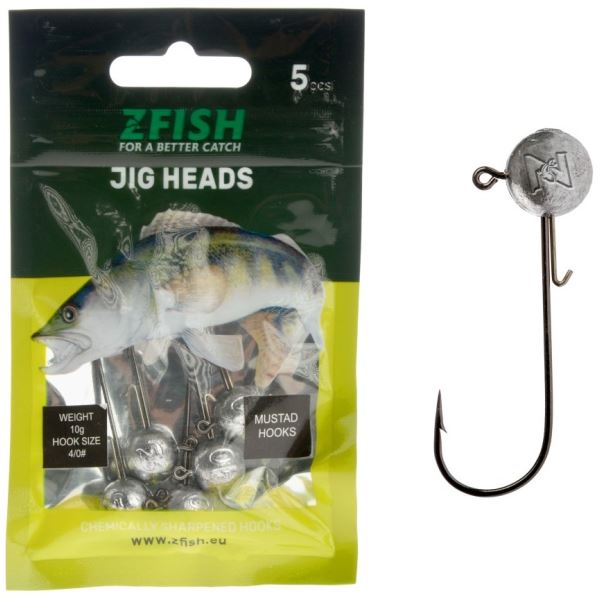 Zfish Jigová Hlava Jig Head Premium 5 ks